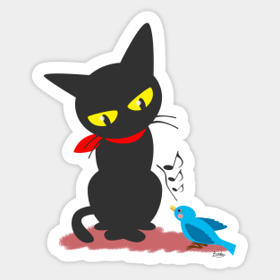 Bird song Sticker